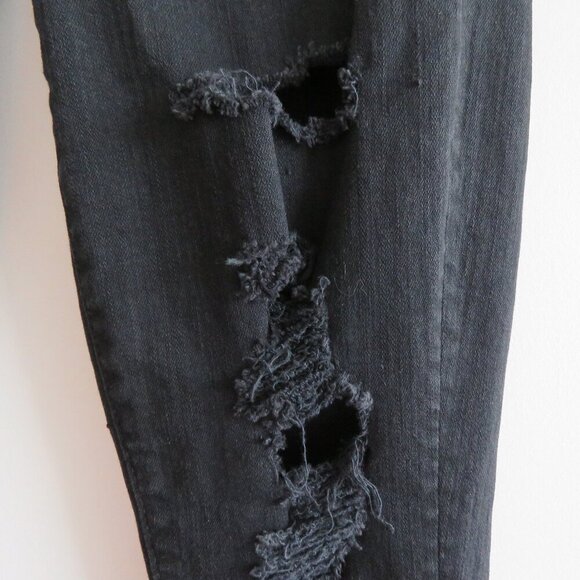 MOTHER Looker Ankle Fray Jeans in Guilty as Sin - Size 24 - Picture 7 of 14